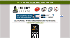 Desktop Screenshot of injuryupdate.com.au